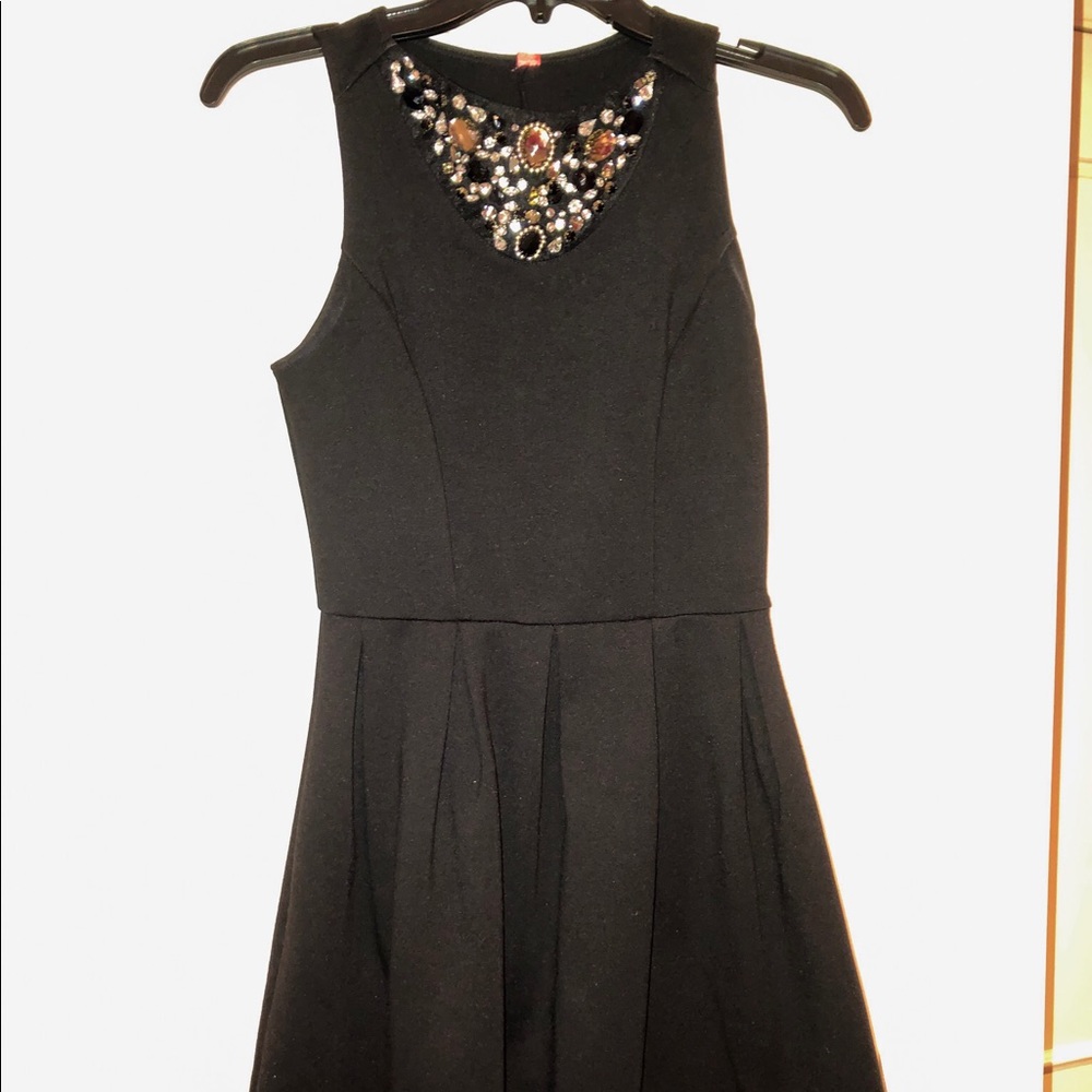 Black skater dress